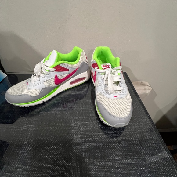 Nike Sneakers - White Pink and Neon Green - Picture 2 of 10